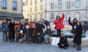 Les indignés de Quimper : la mobilisation ne faiblit pas